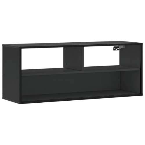 TV ormarić crni 100 x 31 x 39,5 cm konstruirano drvo i metal - Crna 1 100 cm Cijena