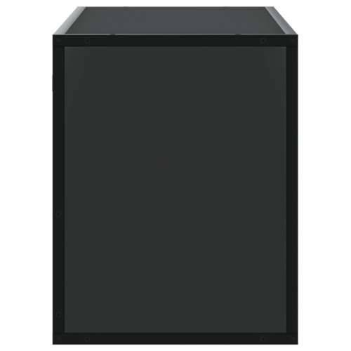 TV ormarić crni 100 x 31 x 39,5 cm konstruirano drvo i metal - Crna 1 100 cm Cijena