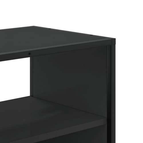 TV ormarić crni 100 x 31 x 39,5 cm konstruirano drvo i metal - Crna 1 100 cm Cijena