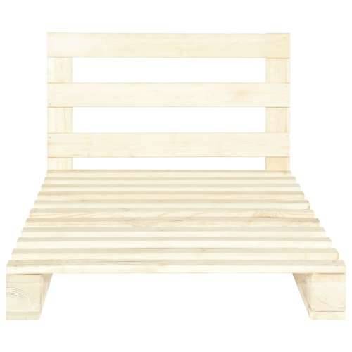 Okvir za krevet od paleta od masivne borovine 100 x 200 cm - Boja drva 100 x 200 cm Cijena