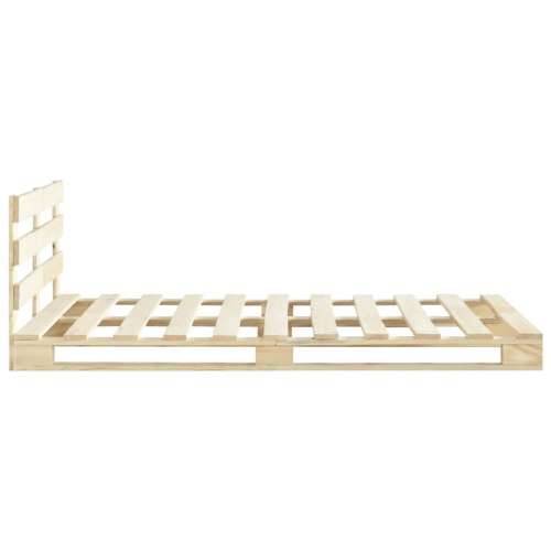 Okvir za krevet od paleta od masivne borovine 180 x 200 cm - Boja drva 180 x 200 cm Cijena