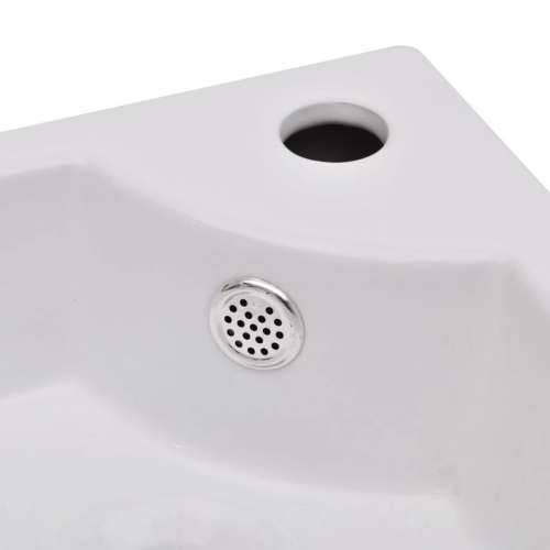 Umivaonik sa zaštitom od prelijevanja 45 x 32 x 12,5 cm bijeli Cijena