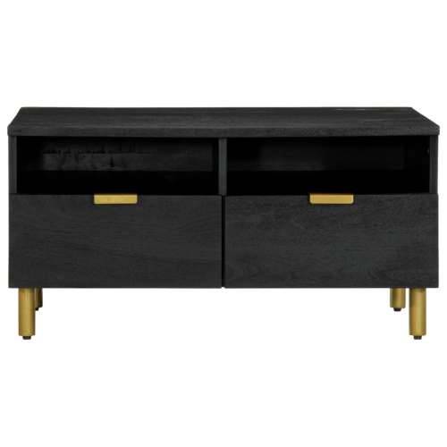 Stolić za kavu crni 80 x 54 x 40 cm od konstruiranog drva Cijena