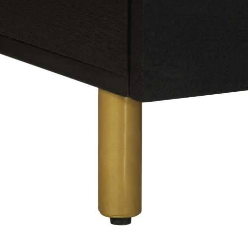 Stolić za kavu crni 80 x 54 x 40 cm od konstruiranog drva Cijena