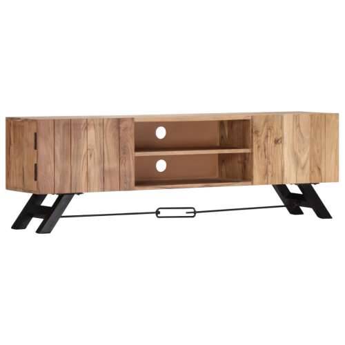 TV ormarić od masivnog bagremovog drva 140 x 30 x 45 cm Cijena