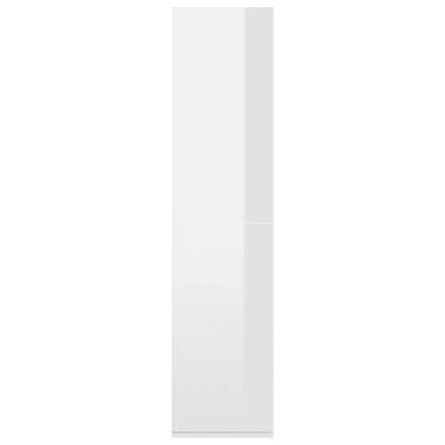 Ormarić za knjige / komoda sjajni bijeli 66x30x130 cm iverica Cijena