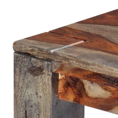 Blagovaonski stol sivi 180 x 90 x 76 cm od masivnog drva šišama Cijena