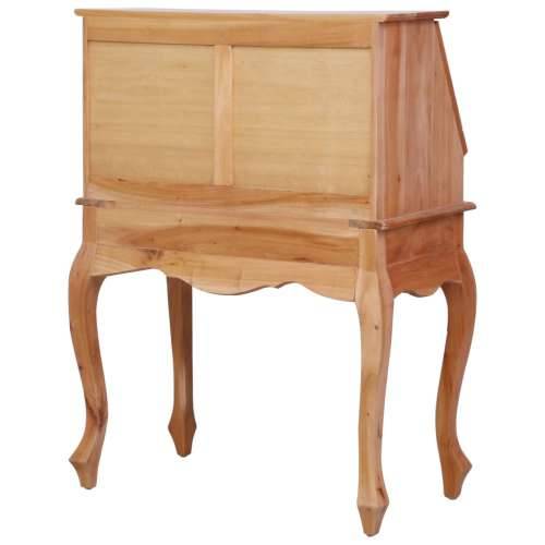 Pisaći stol 78 x 42 x 103 cm od masivnog drva mahagonija - Svijetlo drvo Cijena