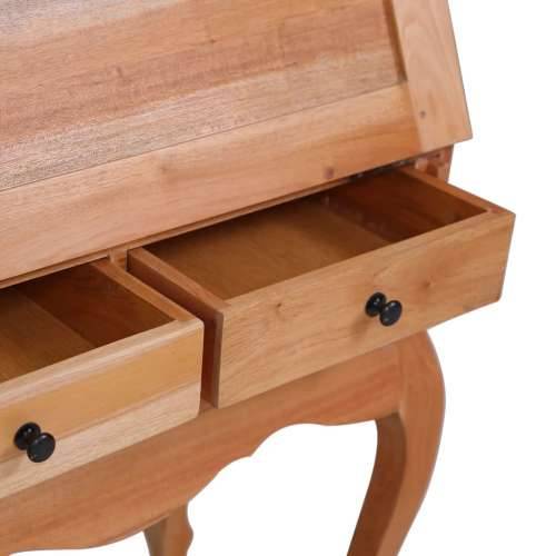 Pisaći stol 78 x 42 x 103 cm od masivnog drva mahagonija - Svijetlo drvo Cijena