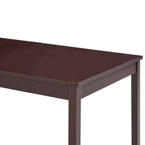 Blagavaonski stol tamnosmeđi 180 x 90 x 73 cm od borovine Cijena
