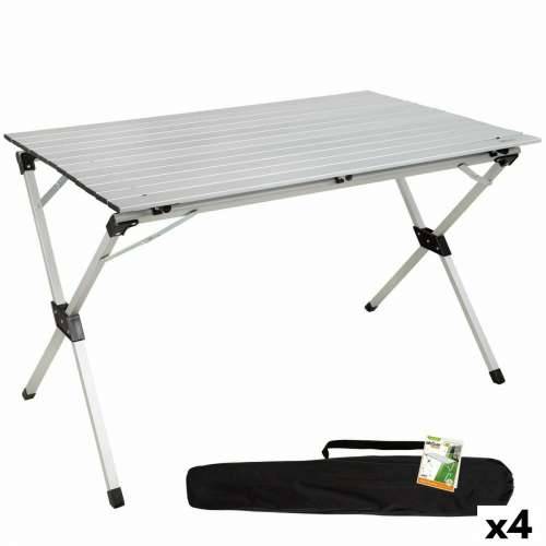 Sklopivi stol Aktive Srebrna Aluminij 110 x 70 x 70 cm (4 kom.) Cijena