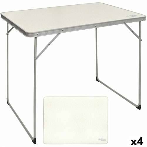 Sklopivi stol Aktive Bijela 80 x 70 x 60 cm (4 kom.) Cijena