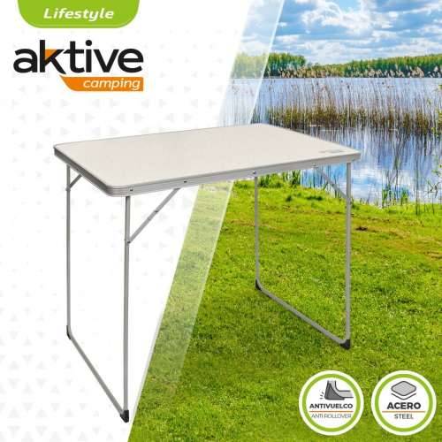Sklopivi stol Aktive Bijela 80 x 70 x 60 cm (4 kom.) Cijena