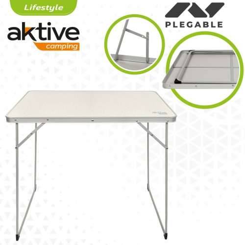 Sklopivi stol Aktive Bijela 80 x 70 x 60 cm (4 kom.) Cijena
