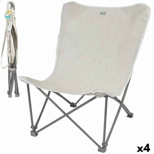 Sklopiva stolica za kampiranje Aktive Bež 78 x 90 x 76 cm (4 kom.) Cijena