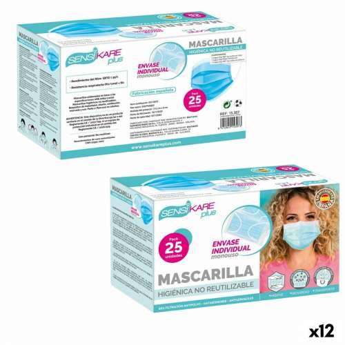 Box of hygienic masks SensiKare 25 Dijelovi (12 kom.) Cijena