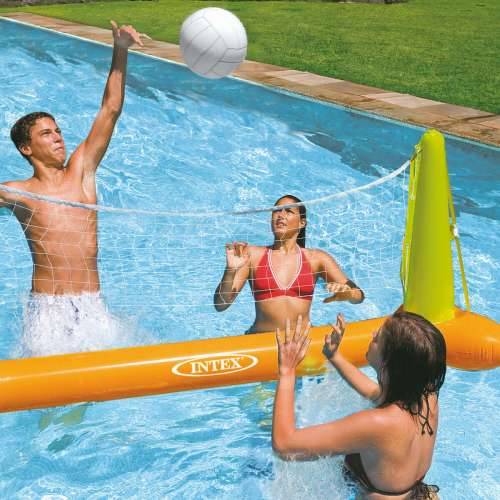 Igra odbojke na bazenu Intex 239 x 91 x 64 cm (6 kom.) Cijena