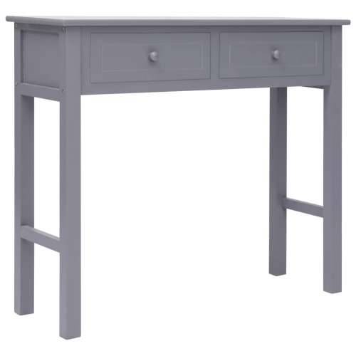 Konzolni stol sivi 90 x 30 x 77 cm drveni Cijena