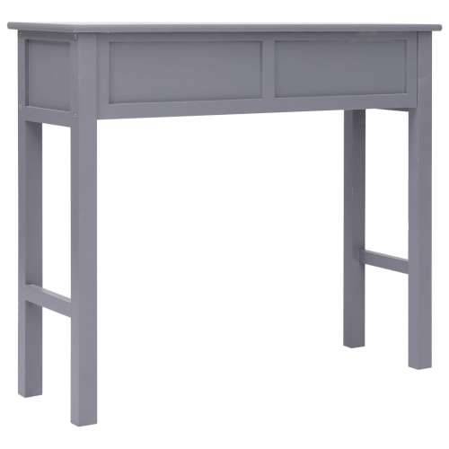 Konzolni stol sivi 90 x 30 x 77 cm drveni Cijena