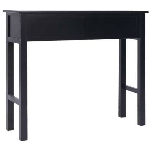 Konzolni stol crni 90 x 30 x 77 cm drveni Cijena