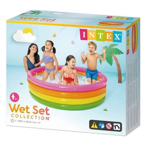 Dječiji bazen na napuhavanje Intex Sunset Obruči 780 L 168 x 46 x 168 cm (6 kom.) Cijena