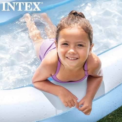 Dječiji bazen na napuhavanje Intex Pravokutno Plava Bijela 90 L 166 x 25 x 100 cm (6 kom.) Cijena