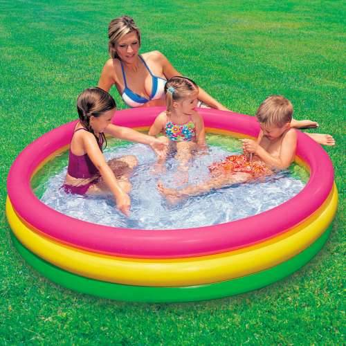 Dječiji bazen na napuhavanje Intex Sunset Obruči 131 L 114 x 25 x 114 cm (6 kom.) Cijena