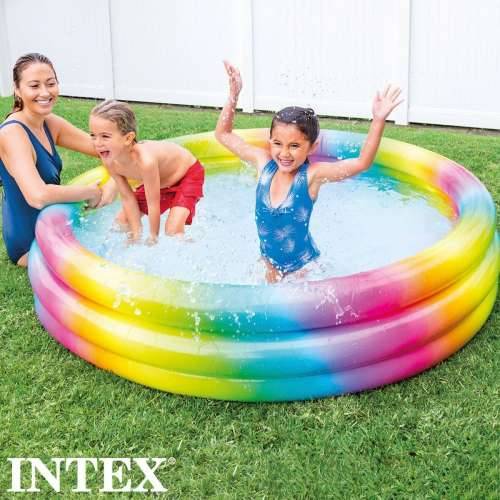 Dječiji bazen na napuhavanje Intex Pisana Obruči 581 L 168 x 38 x 168 cm (6 kom.) Cijena