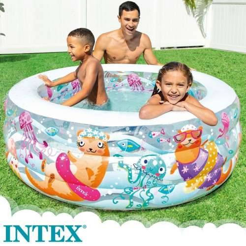 Dječiji bazen na napuhavanje Intex akvarijum 360 L 152 x 56 x 152 cm (3 kom.) Cijena