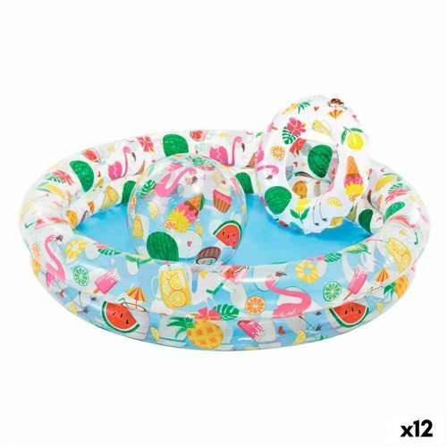 Dječiji bazen na napuhavanje Intex Tropsko Obruči 150 l 122 x 25 cm (12 kom.) Cijena