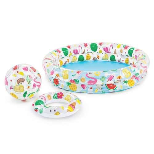 Dječiji bazen na napuhavanje Intex Tropsko Obruči 150 l 122 x 25 cm (12 kom.) Cijena