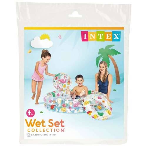Dječiji bazen na napuhavanje Intex Tropsko Obruči 150 l 122 x 25 cm (12 kom.) Cijena