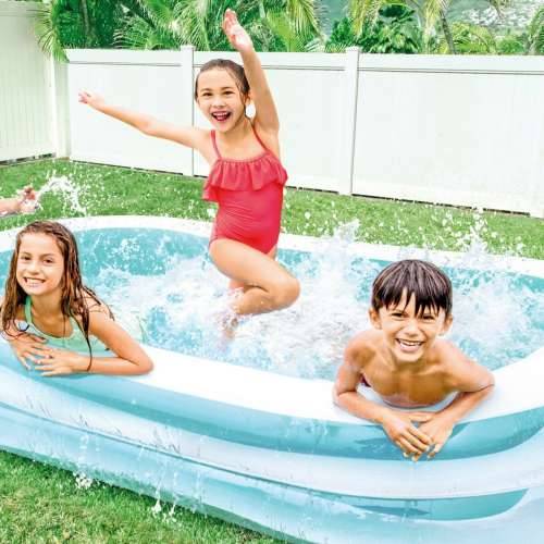 Bazen na napuhavanje Intex Bijela/Zelena 770 L 262 x 56 x 175 cm (2 kom.) Cijena
