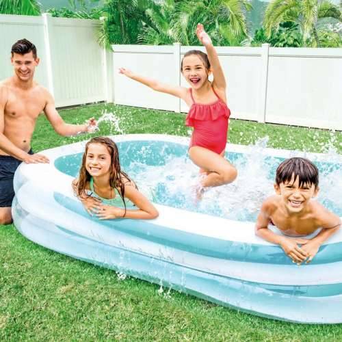 Bazen na napuhavanje Intex Bijela/Zelena 770 L 262 x 56 x 175 cm (2 kom.) Cijena