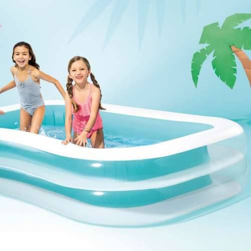 Bazen na napuhavanje Intex Bijela/Zelena 770 L 262 x 56 x 175 cm (2 kom.) Cijena