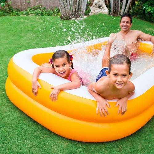 Bazen na napuhavanje Intex Mandarin Oranžna 600 L 229 x 48 x 152 cm (3 kom.) Cijena
