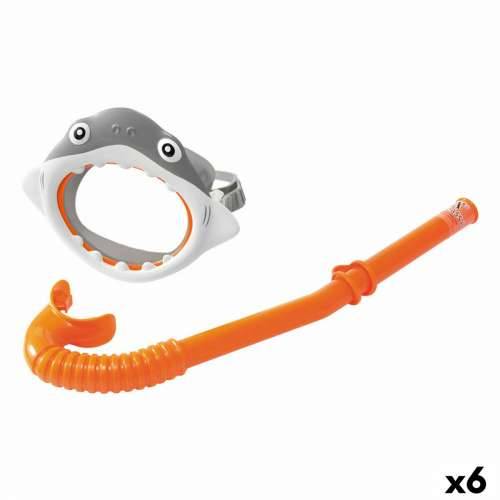 Dječje Naočale za Ronjenje s Dihalicom Intex Morski Pas (6 kom.) Cijena