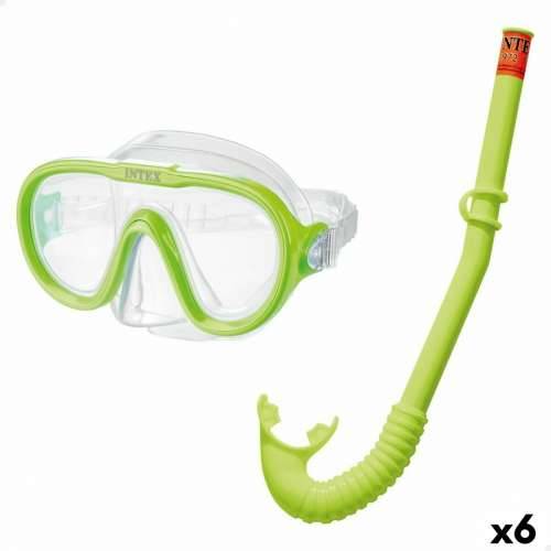 Naočale za Ronjenje s Dihalicom Intex Adventurer Zelena Cijena