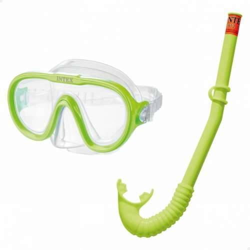 Naočale za Ronjenje s Dihalicom Intex Adventurer Zelena Cijena