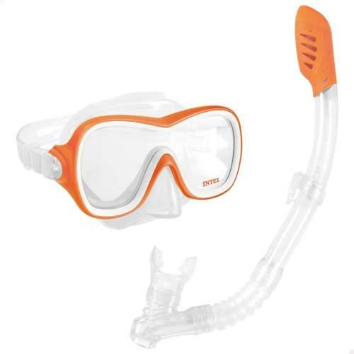 Naočale za Ronjenje s Dihalicom Intex Wave Rider Oranžna Cijena