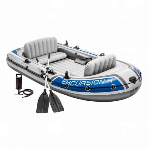 Čamac na napuhavanje Intex Excursion 4 Plava Bijela 315 x 43 x 165 cm Cijena