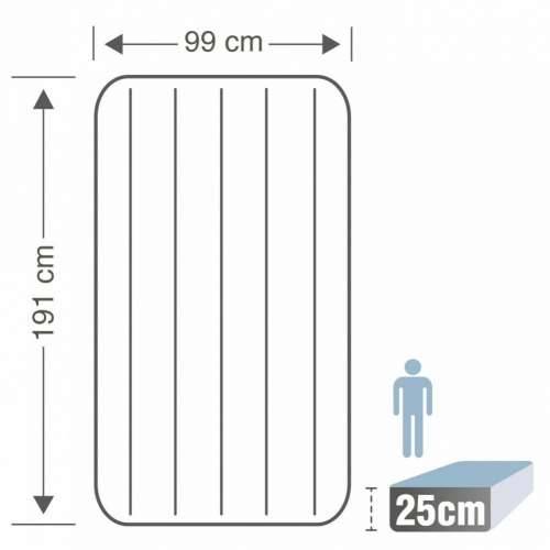 Zračni madrac Intex 99 x 25 x 191 cm (4 kom.) Cijena