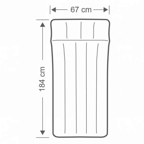 Zračni madrac Intex 67 x 17 x 184 cm (6 kom.) Cijena