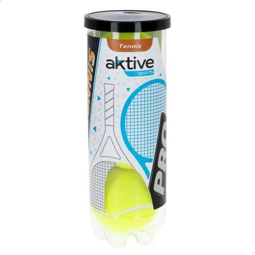 Teniske Loptice Aktive Pro 3 Dijelovi Rumena 6 kom. Cijena