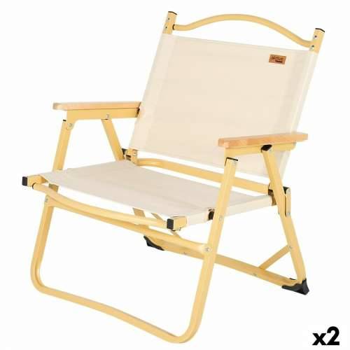 Sklopiva stolica za kampiranje Aktive Sabana 47 x 62 x 42 cm (2 kom.) Cijena