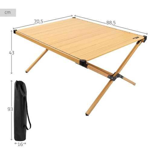 Sklopivi stol Aktive Glamping Sabana Aluminij zemlja 88,5 x 43 x 70,5 cm Cijena