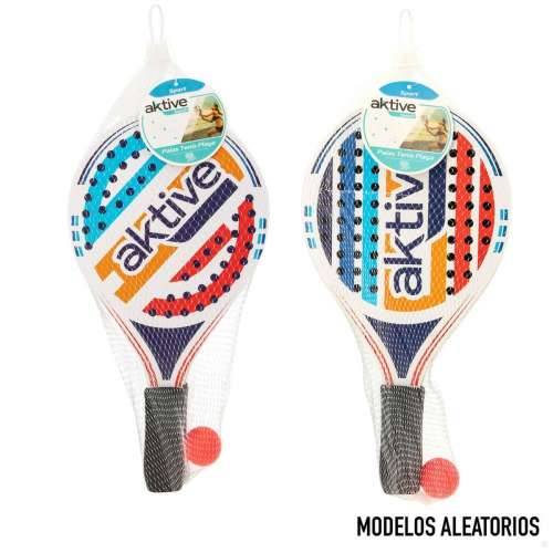 Reketi za Plažu s Lopticom Aktive Drvo 19,5 x 38 cm (24 kom.) Cijena