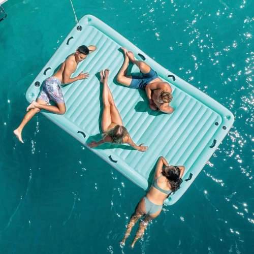 Plutača za bazen na napuhavanje Intex Deka Bijela Turkizno 310 x 18 x 183 cm Cijena