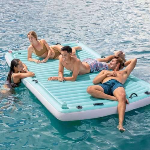 Plutača za bazen na napuhavanje Intex Deka Bijela Turkizno 310 x 18 x 183 cm Cijena