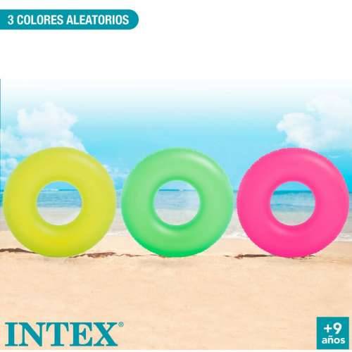 Kolut na Napuhavanje Krafna Intex Neon 91 x 91 cm (24 kom.) Cijena